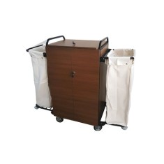 KAT TEMİZLİK ARABASI KİLİTLİ KAPAKLI